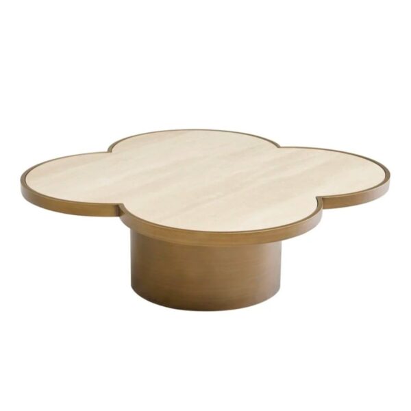 Brushed Gold Glover Coffee Table