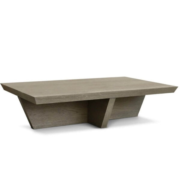 Textured Geometric Design Coffee Table