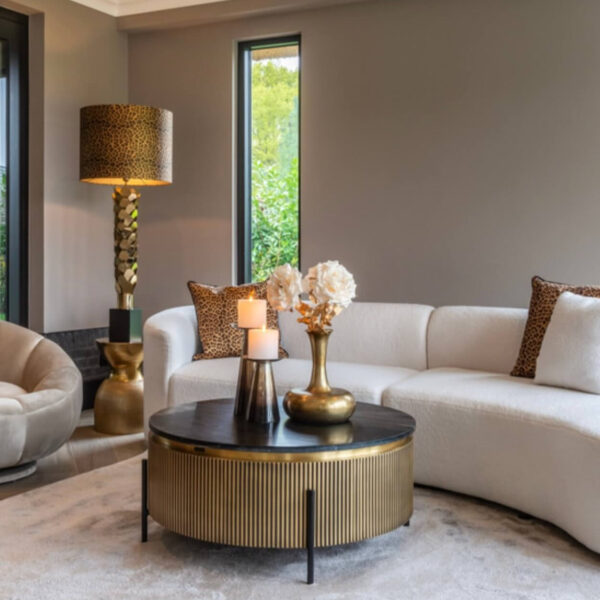Brass Plated Colosseum Coffee Table