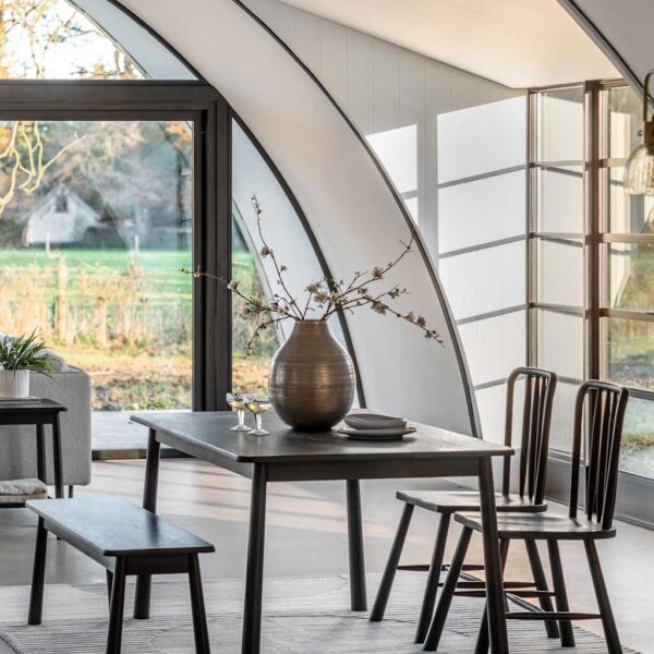 Gallery Direct Wycombe Rectangular Dining Table Black