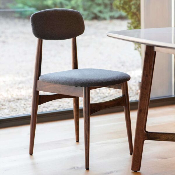 Gallery Direct Set of 2 Barcelona Dining Chairs Dark Brown