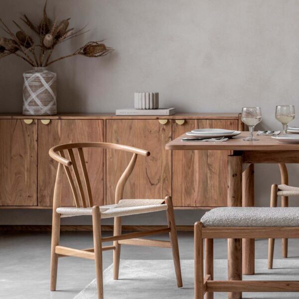 Gallery Direct Set of 2 Whitney Dining Chairs Natural