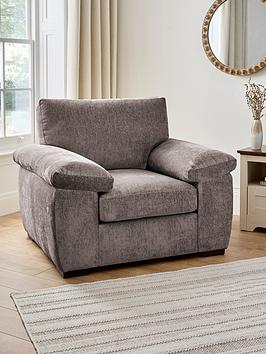 Very Home Salerno Fabric Armchair - Grey - Fsc&Reg; Certified
