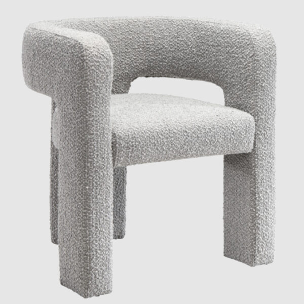 Cresco Fabric Occasional Chair In Dove