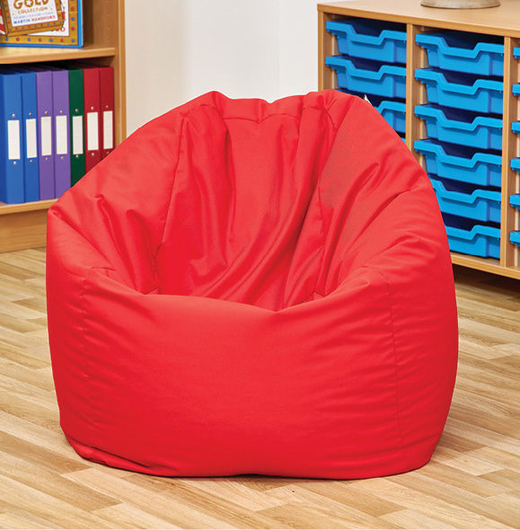 Large Classroom Reading Bean Bag Chair - Acorn Navy