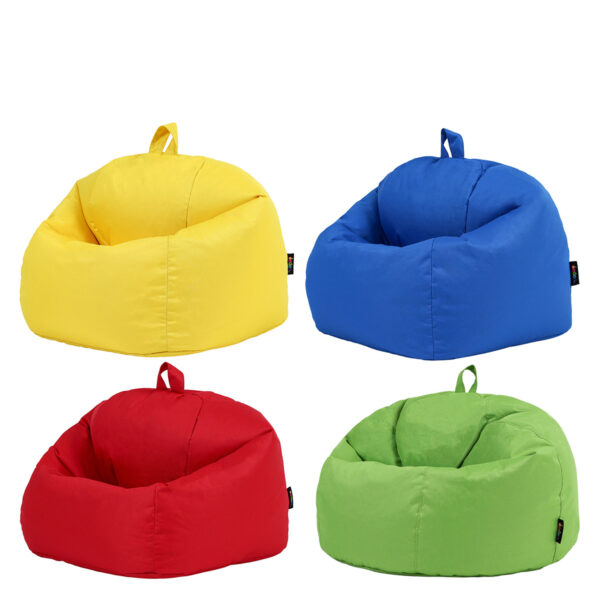 School Reading Corner Children's Large Bean Bag - Set 4 Primary Colours