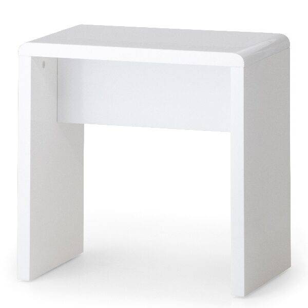 Julian Bowen Manhattan Dressing Stool White Stool