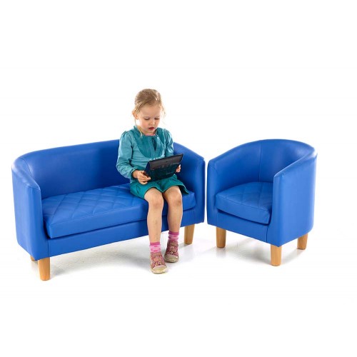 Quilted Children's Tub Sofa