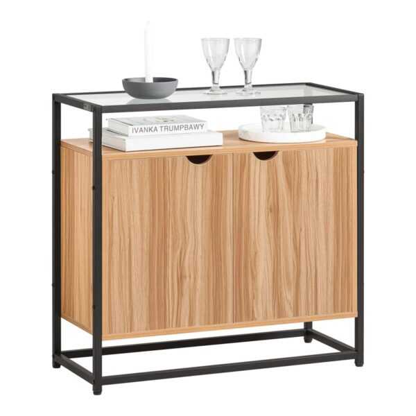 SoBuy FSB55-N, Sideboard Console Table Storage Cabinet Cupboard Sideboard, Wood